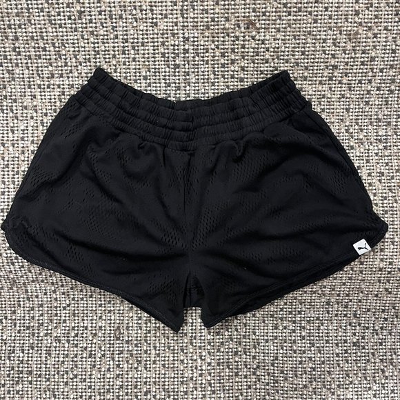 Puma Black Athletic Shorts - Picture 1 of 2